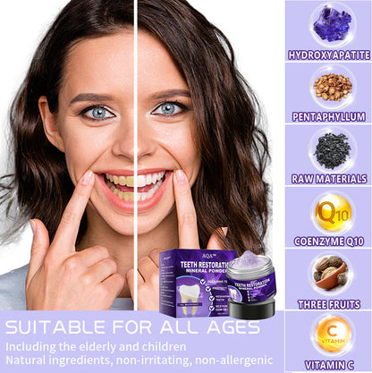 AQA™ Poudre minérale réparatrice dentaire 🦷 (approuvée par l’ADA)