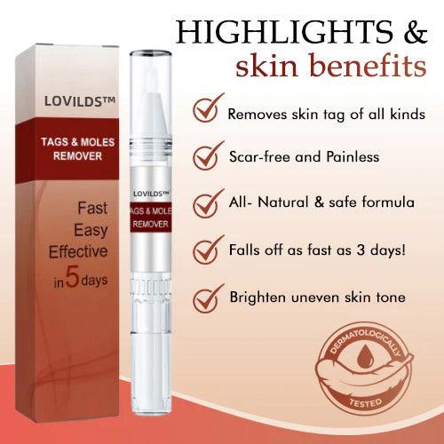 LOVILDS™ Correcteur Naturel aux Herbes pour Grains de Beauté et Verrues