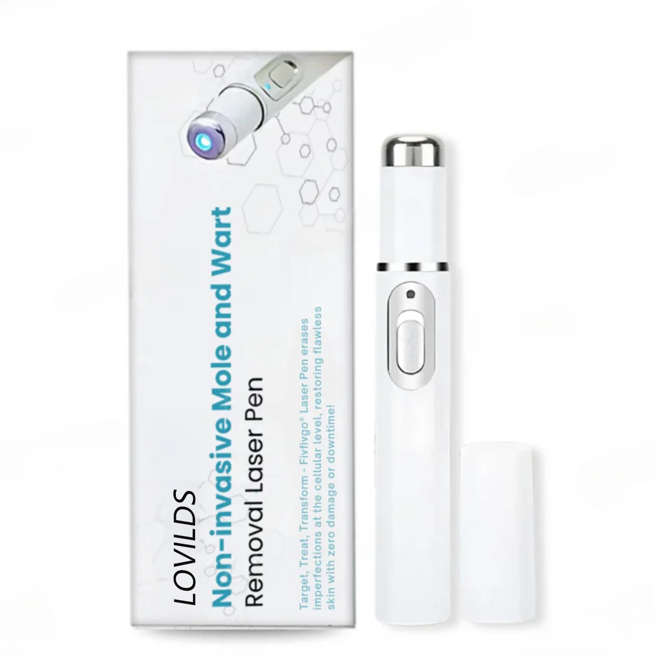 LOVILDS™ Stylo Laser Non Invasif pour l’Élimination des Grains de Beauté et des Verrues